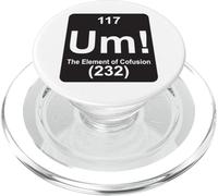 Um L"elemento della confusione Divertente tavola periodica chimica PopSockets PopGrip per MagSafe