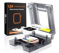 UM UNIQUEME per Apple Watch SE2/SE/9/8/7 40/41 mm protezione dello schermo-TPU flessibile per la protezione dello schermo di iwatch 40/41 mm, senza bolle, trasparente HD, copertura completa-4 pezzi