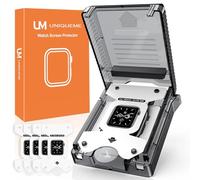 UM UNIQUEME per Apple Watch SE2/SE/9/8/7 44/45 MM Pellicola Protettiva - EPU Flessibile, Zero bolle, Riparazione automatica, Trasparente HD, Protezione Schermo per iWatch 44/45 MM - 4 Pezzi