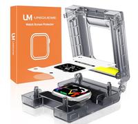 UM UNIQUEME per Apple Watch SE3/SE2/SE/9/8/7 44/45 mm protezione dello schermo-TPU flessibile per protezione dello schermo di iwatch 44/45 mm, senza bolle, trasparente HD, copertura completa-4 pezzi