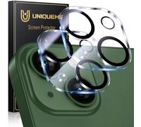 UM UNIQUEME per iPhone 13/13 Mini Protezione Fotocamera - 2 Pezzi Ultra HD 9H per Pellicola Fotocamera iPhone 13/13 Mini, Resistente ai Graffi, Stabile e Affidabile