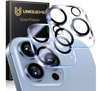 UM UNIQUEME per iPhone 13 Pro/13 Pro Max Protezione Fotocamera - 2 Pezzi Ultra HD 9H per Pellicola Fotocamera iPhone 13 Pro/13 Pro Max, Resistente ai Graffi, Stabile e Affidabile