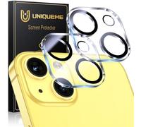 UM UNIQUEME per iPhone 14/14 Plus Protezione Fotocamera - 2 Pezzi Ultra HD 9H per Pellicola Fotocamera iPhone 14/14 Plus, Resistente ai Graffi, Stabile e Affidabile