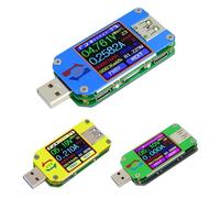 UM34/UM34C UM24/UM24C UM25/UM25C Voltmetro CC Amperometro Tensione Corrente Tester Tensione Batteria Carica Tester USB(Toilet paper holder)