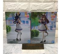 Uma Musume Pretty Derby Rice Shower Mihono Bourbon Figure Set di 2 nuovi Banp...