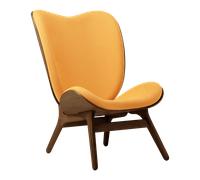 Umage A Conversation Piece Poltrona Alta Rovere Scuro/mandarino