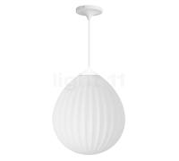 Umage Around the World Lampada a sospensione, rosone conico - rosone bianco/cavo bianco/copertura bianco - ø35,4 cm