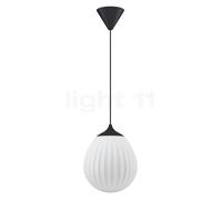 Umage Around the World Lampada a sospensione, rosone conico - rosone nero/cavo nero/copertura nero - ø21,2 cm