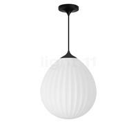 Umage Around the World Lampada a sospensione, rosone conico - rosone nero/cavo nero/copertura nero - ø35,4 cm