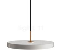 Umage Asteria Lampada a sospensione LED, bianco nebbia/cover ottone