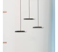 Umage Asteria Micro Lampada a sospensione LED, antracite - Cover ottone