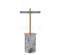 Lampada Portatile Umage Asteria Move Mini in Grigio/Ottone