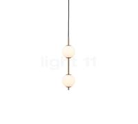 Umage Audrey Lampada a sospensione LED, ottone/opale vetro - 2 fuochi