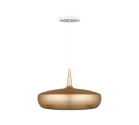 Umage Clava Dine Lampadario Con Rosetta Ottone Spazzolato/Bianco