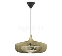 Umage Clava Dine Wood Lampada a sospensione, rosone conico - rosone nero/cavo nero/paralume rovere natura