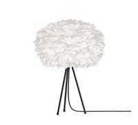 Umage Eos Lampada da tavolo, telaio nero/paralume bianco - ø45 cm