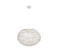 Umage Eos Lampadario Grande Bianco con Rosone A Palla di Cannone in Bianco