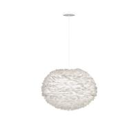 Umage Eos Lampadario Grande Bianco con Rosone Piatto in Bianco