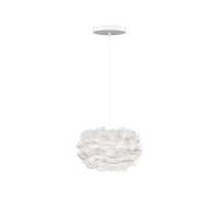 Umage Eos Lampadario Micro Bianco con Rosone Piatto in Bianco