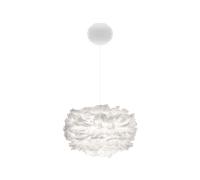 Umage Eos Lampadario Mini Bianco con Rosone A Palla di Cannone in Bianco