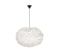 Umage Eos Lampadario XL Bianco con Rosone A Cono in Nero