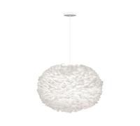 Umage Eos Lampadario XL Bianco con Rosone Piatto in Bianco