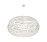 Umage Eos Lampadario XXL Bianco con Rosone A Palla di Cannone in Bianco