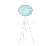 Umage Eos Tripod Lampada da terra, telaio bianco/paralume blu - ø65 cm