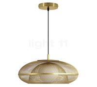 Umage Faraday Lampada a sospensione, rosone rotonda - rosone ottone/cavo nero - ø45 cm