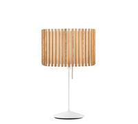 Umage Komorebi Santé Lampada da tavolo, paralume rovere naturale/base bianca - 40,9 x 40,9 cm