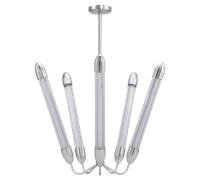 Umage Lemon Squeeze Penta Lampadario in Acciaio Lucido