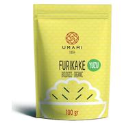 Umami Furikake al Yuzu Biologico Giapponese - 100gr - a base di Sesamo tostato a bassa temperature e alghe nori coltivate in Giappone, Ideale per insaporire il riso, insalate e anche onigiri!