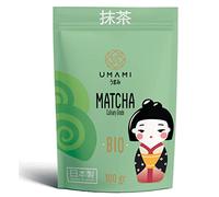 Umami Tè Verde Matcha BIO in Polvere - Qualità Culinaria, Coltivato a Uji, Kyoto (Giappone) da agricoltura Biologica. Ottimo da bere o per preparazioni in cucina 100gr