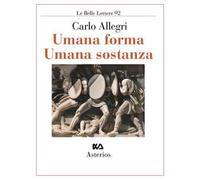 Umana forma umana sostanza