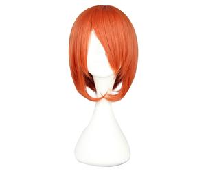 Umani Capelli Parrucche per Donne 14" Rosso Bob Parrucca con Parrucca Cuffia