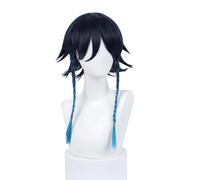 Umani Capelli Parrucche per Donne 26" Profondo Blu Parrucche con Parrucca Cuffia