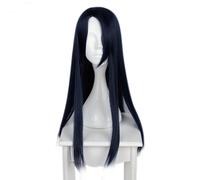 Umani Capelli Parrucche per Donne 28" Profondo Blu Parrucche con Parrucca Cuffia