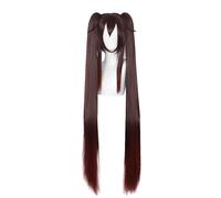 Umani Capelli Parrucche per Donne 47" Marrone Parrucche con Parrucca Cuffia