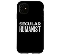 Umanista Secolare Umanesimo Scienza Ragione Ateismo ateo Custodia per iPhone 11