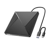 Umaniy Lettore DVD CD Esterno per PC Portatile, Masterizzatore CD/DVD +/-RW Driv