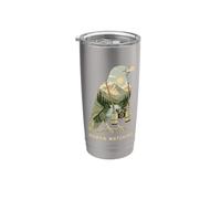 Umano Guardare Uccelli Foresta Escursionismo Campeggio Bicchiere termico in acciaio inox doppia parete