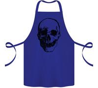 Umano Teschio Cotone Grembiule 100% Biologico
