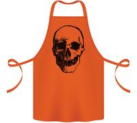 Umano Teschio Cotone Grembiule 100% Biologico