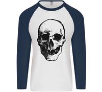 Umano Teschio Uomo L/S Baseball T-Shirt
