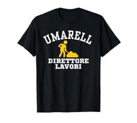 Umarell Direttore dei Lavori in Cantiere Uomo Pensionato Maglietta