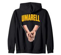 Umarell Icona Italiana Mani Dietro la Schiena Felpa con Cappuccio