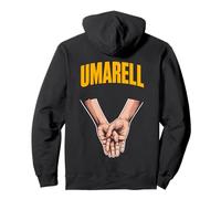 Umarell Icona Italiana Mani Dietro la Schiena Felpa con Cappuccio
