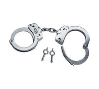 Umarex - Manette PERFECTA HC 200 - Regolabili, con Catena, 2 Chiavi, Chiusura di Sicurezza (Double-Lock) - in Acciaio Inox e rivestite in Nichel