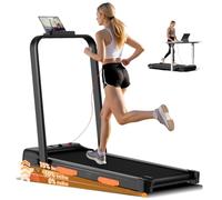 UMAY Tapis Roulant Pieghevole Salvaspazio 10KM/H, Triplo Ammortizzamento
