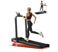 UMAY Tapis Roulant Salvaspazio con inclinazion 15%, 4 in 1 Tapis Roulant Elettrico 8KM/H con Motore Silenzioso da 2,5 CV, Treadmill for home, Carico Massimo 136KG